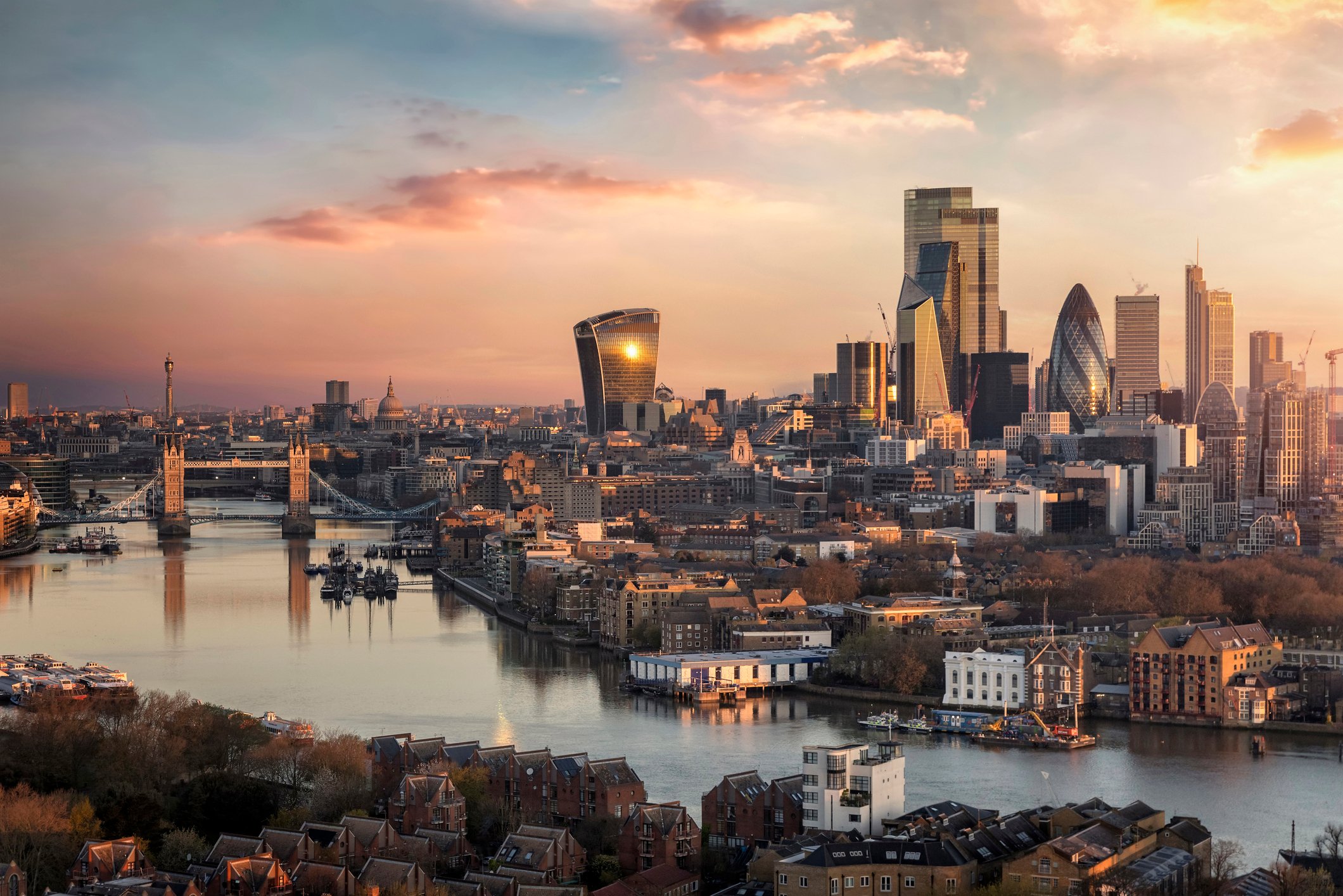 London skyline istock